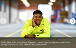 Portrait de Kévin Luron athlète au LMA 72 spécialiste du triple saut