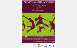 6ème Colloque  Sport et recherche en Pays de La Loire 