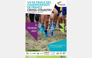 1/4 régionaux de cross Montval Sur Loir