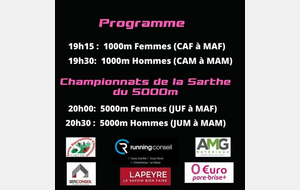 Championnats départementaux 5000m