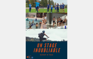 Stage Athlé / natation / vélo