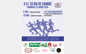 5 et 10 km de Changé