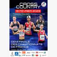 Demi-finale des championnats de France de cross-country 2023 – Châteauroux (36)