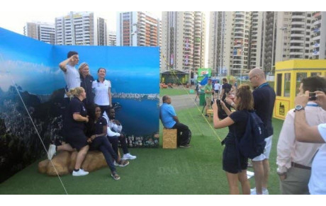 Christelle Daunay est arrivée à Rio
