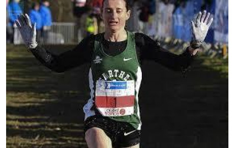 Christelle Daunay Vainqueur du 10km sur le cross du Ouest France